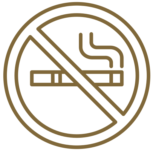  Smoking inside the rooms is strictly prohibited. Smoking is permitted only in designated outdoor zones.