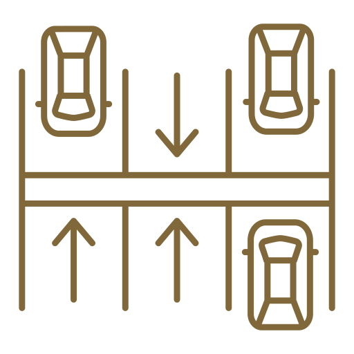 Park only in designated areas.