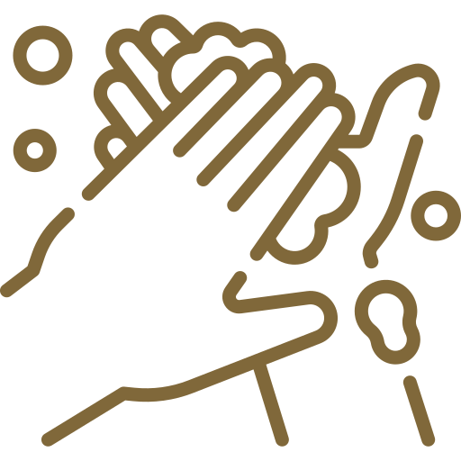 Please wash your hands & feet after returning back from the beach before entering the rooms.